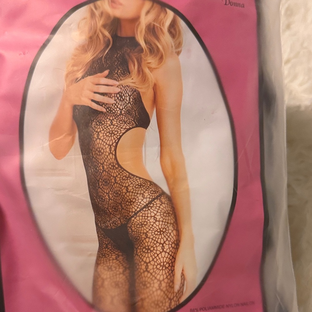 Elegant Black Lace Bodysuit